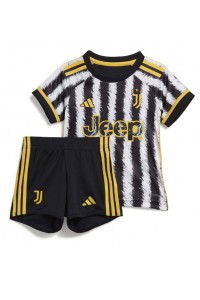 Fotbalové Dres Juventus Dětské Domácí Oblečení 2023-24 Krátký Rukáv (+ trenýrky)